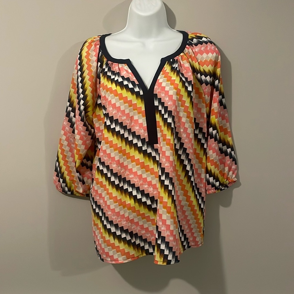 Ann Taylor multicoloured long sleeve women blouse